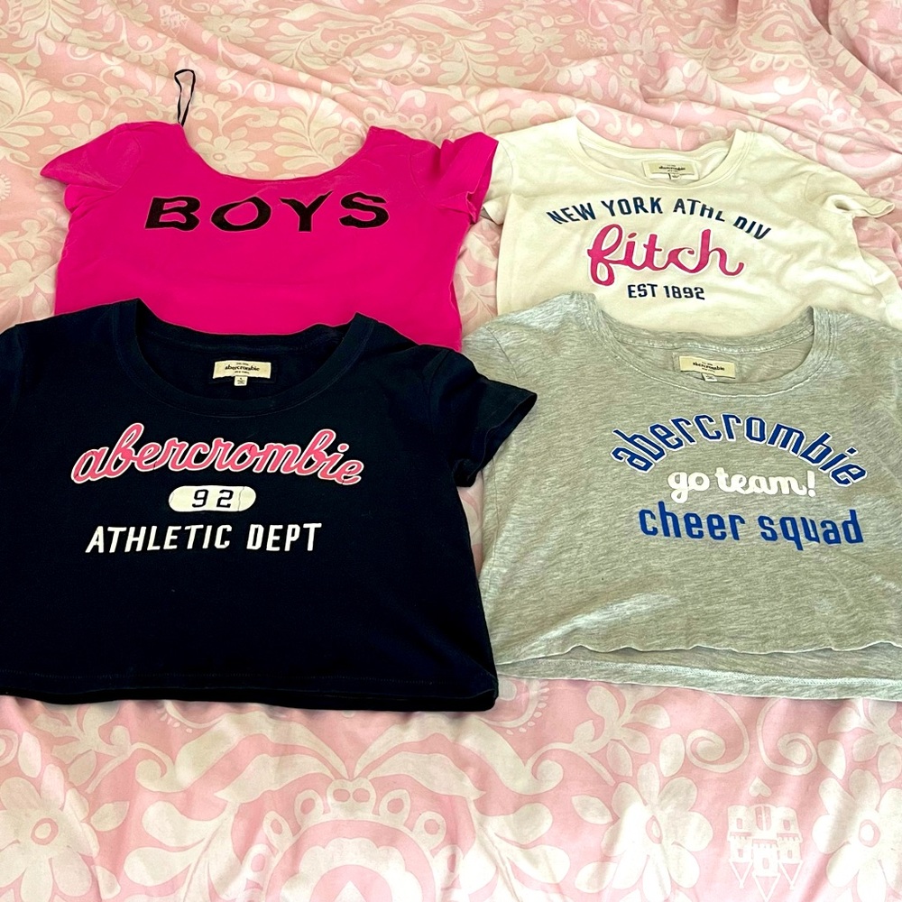 Abercrombie & Divided cropped tees